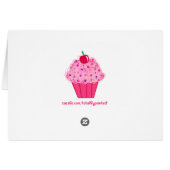 Cupcake Cards (Back Horizontal)