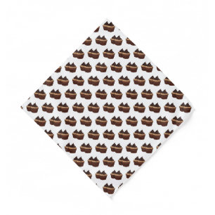 Cupcake cartoon illustration bandana