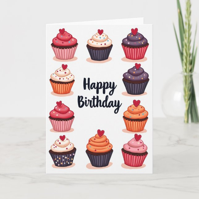 Cupcake Celebration Card (Front)