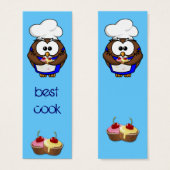 cupcake chef owl (Front & Back)
