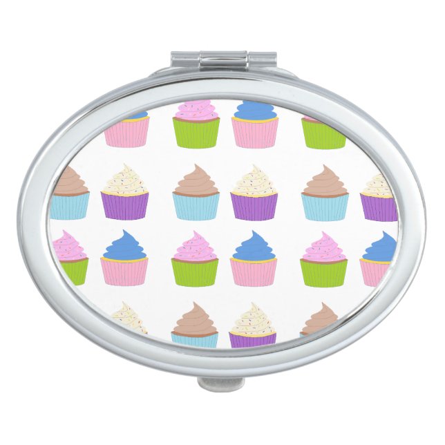 Cupcake Compact Mirror (Front)