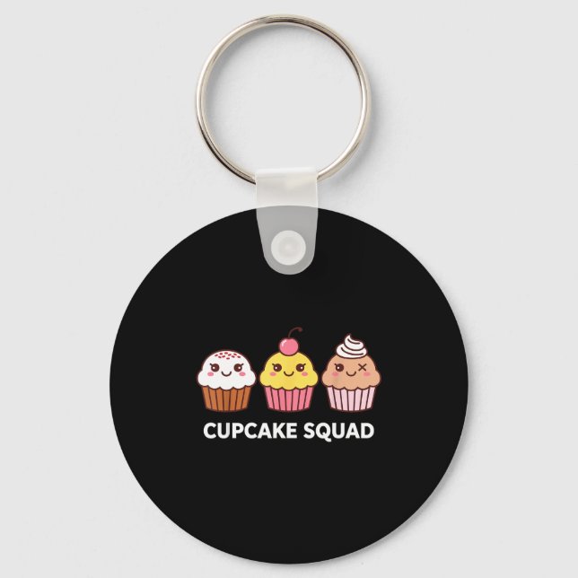 Cupcake Costume For Men Women Girl Baking Cupcake  Keychain (Front)