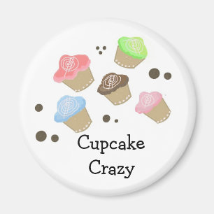 Cupcake Crazy Magnet
