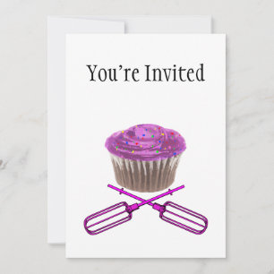Cupcake & Crossbeaters Invitation