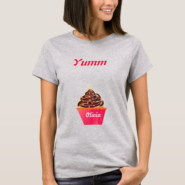 CupCake-Cute  Cupcakes T-Shirt (Front)