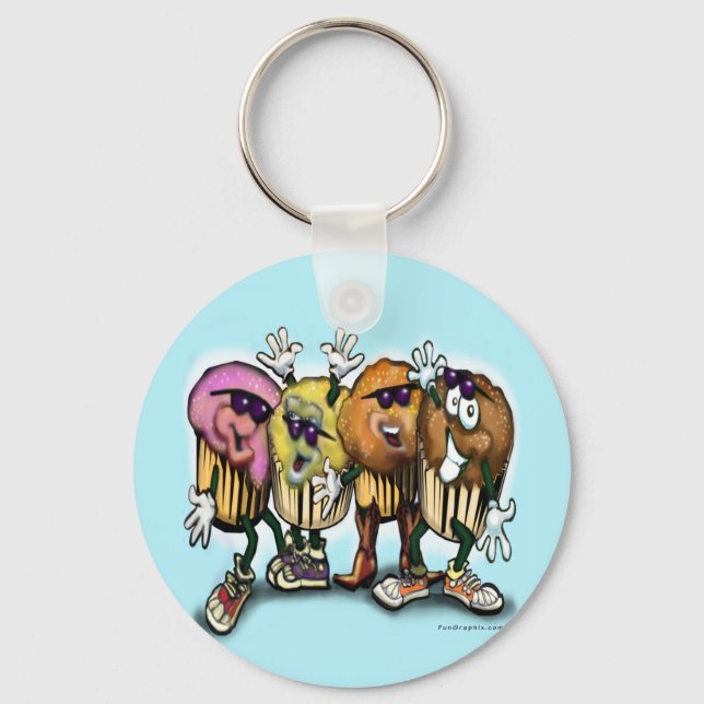 CupCake Dance Keychain (Front)