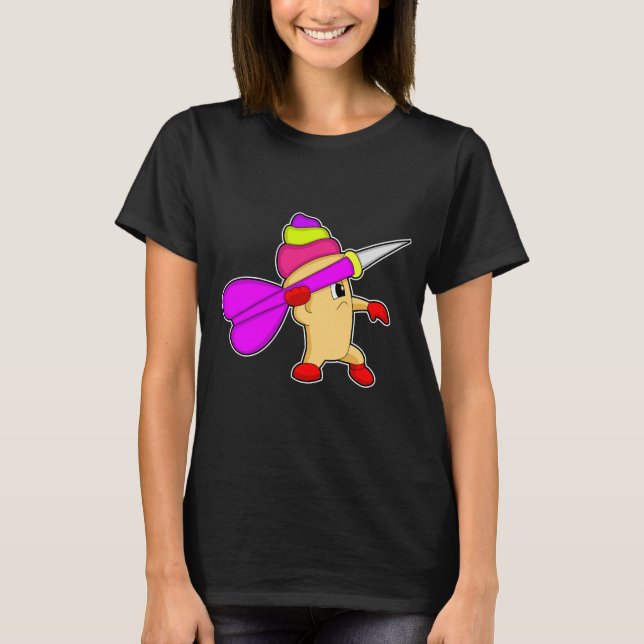 Cupcake Darts Dart T-Shirt (Front)