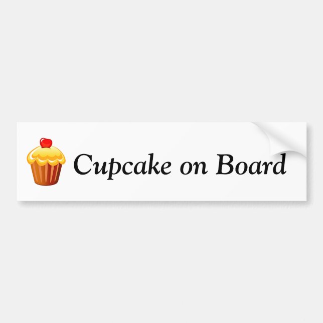Cupcake Day December 15 Bumper Sticker (Front)