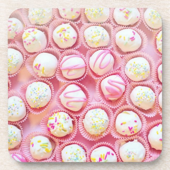 Cupcake Delights Beverage Coaster (Front)