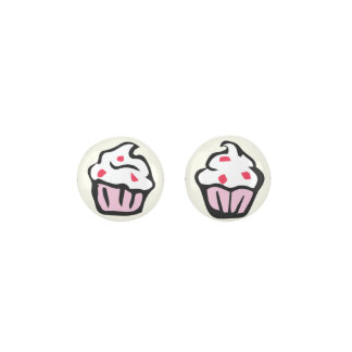 Cupcake Design Earrings
