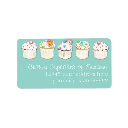 Cupcake Dessert Baking Bakery Business Identity Label