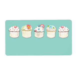Cupcake Dessert Baking Bakery Business Identity Label