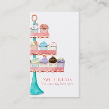 Cupcake Dessert Baking Bakery Business Package Business Card by ModernStylePaperie at Zazzle