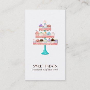 Cupcake Dessert Baking Bakery Business Package Business Card by ModernStylePaperie at Zazzle