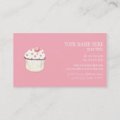 Cupcake Dessert Baking Bakery Business Package Business Card (Back)