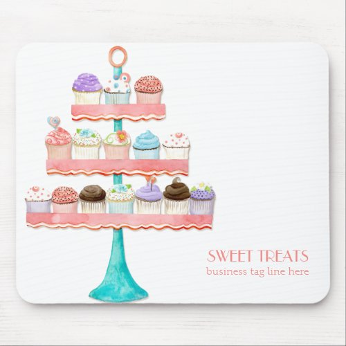 Cupcake Dessert Baking Bakery Business Package Mouse Pad