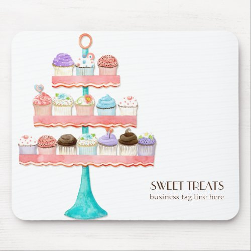 Cupcake Dessert Baking Bakery Business Package Mouse Pad