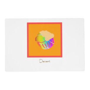 Cupcake Dessert Placemat