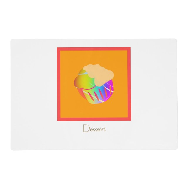 Cupcake Dessert Placemat (Front)