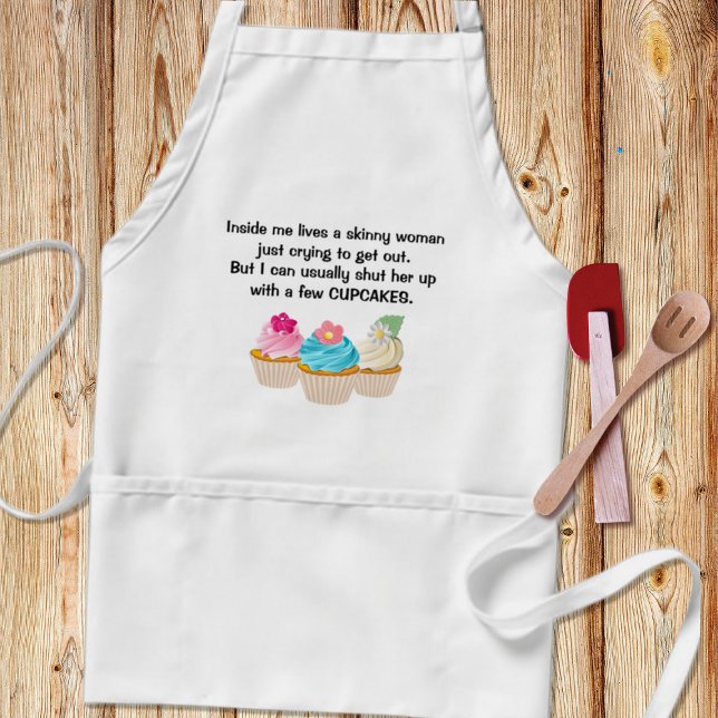 Cupcake Diet Humor Apron (Creator Uploaded)