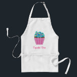 Cupcake Diva Apron<br><div class="desc">Cute and modern apron. Features a big cupcake with frosting and sprinkles in bright pastel colors. Chic design great for a woman or a girl that enjoys baking, cooking or just savoring sweets. Feminine and colorful design. It has the phrase "Cupcake Diva" at the bottom, but this can be customized...</div>