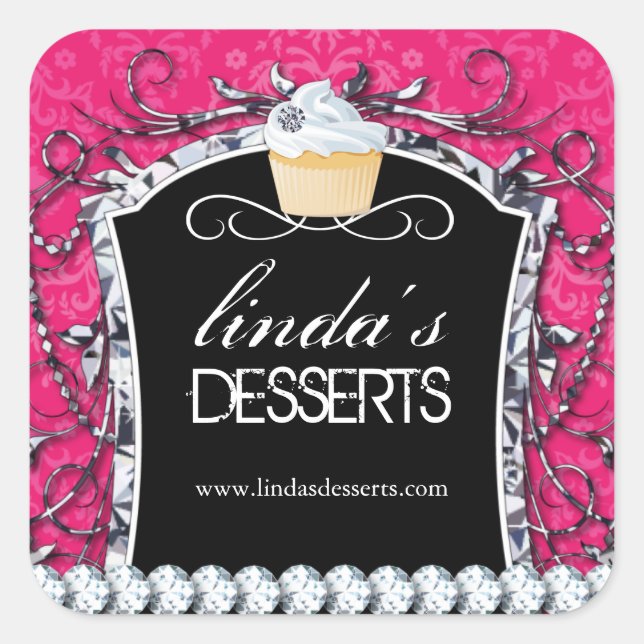Cupcake Diva - Packaging Stickers (Front)