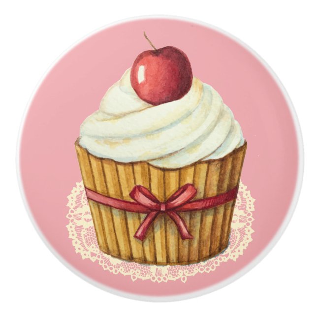 Cupcake Drawer Knob (Front)