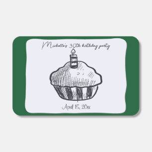 cupcake drawing Birthday party Matchboxes