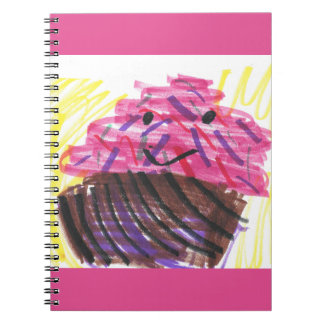 Cupcake Dreams Cute Child Art Notebook