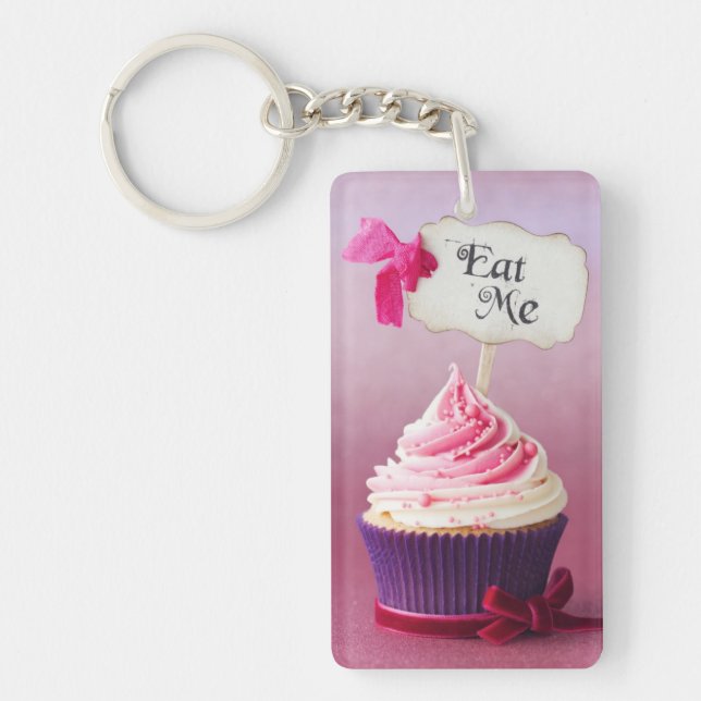 Cupcake - Eat Me Keychain (Front)