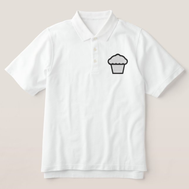 CUPCAKE EMBROIDERED POLO SHIRT (Design Front)