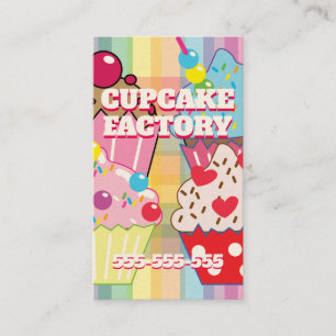 CUPCAKE FACTORY BUSINESS CARD