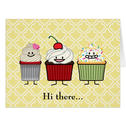 Cupcake family frosting sprinkles cherry cakes (Front Horizontal)