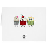 Cupcake family frosting sprinkles cherry cakes (Back Horizontal)