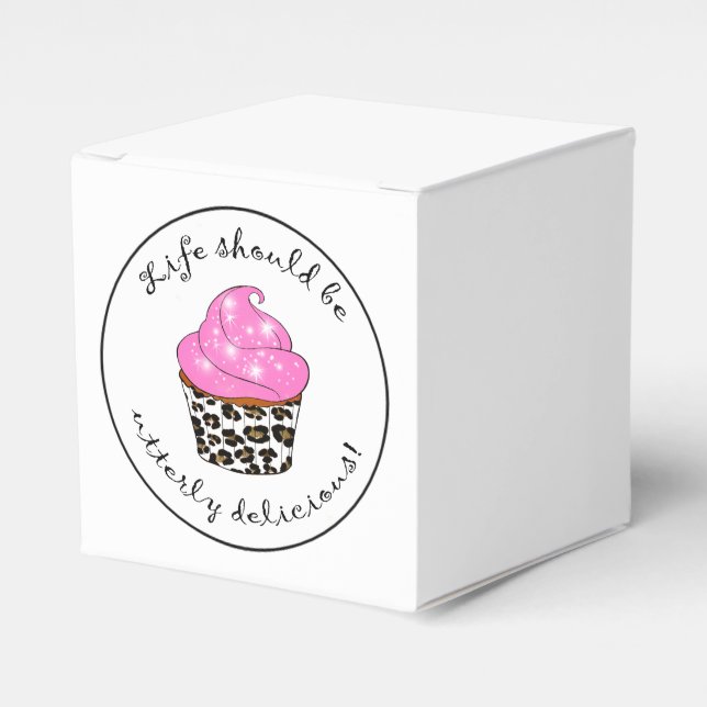 Cupcake Favor Boxes (Front Side)