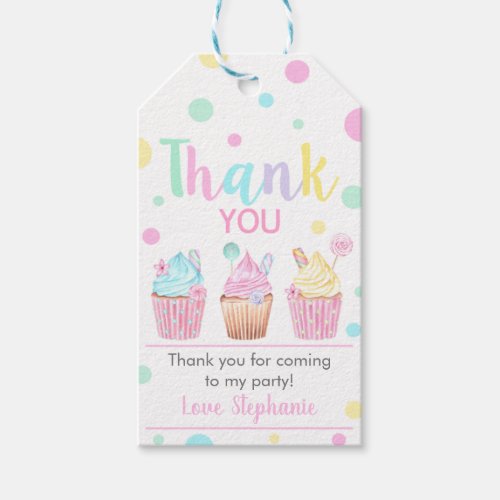 Cupcake Favor Tags Sweet One Favor Tags