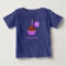 Cupcake First Birthday Tshirt purple Personalized