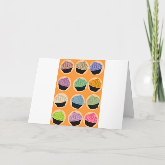 Cupcake Flavors Card (Front)