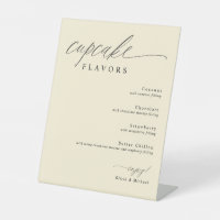 Cupcake Flavors Dessert Table Cream Wedding