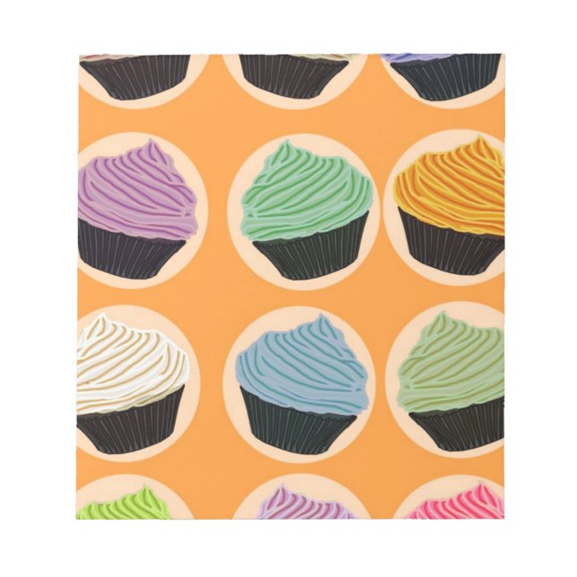 Cupcake Flavors Notepad (Front)