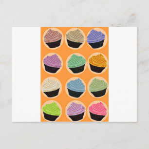 Cupcake Flavors Postcard