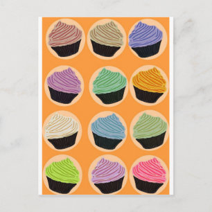 Cupcake Flavors Postcard