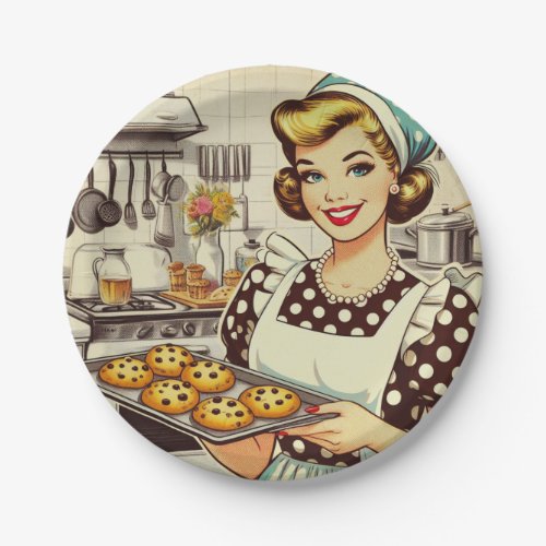 Cupcake Girl Paper Plates