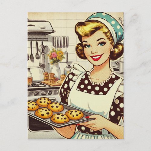 Cupcake Girl Postcard