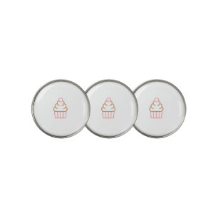 Cupcake Golf Ball Marker