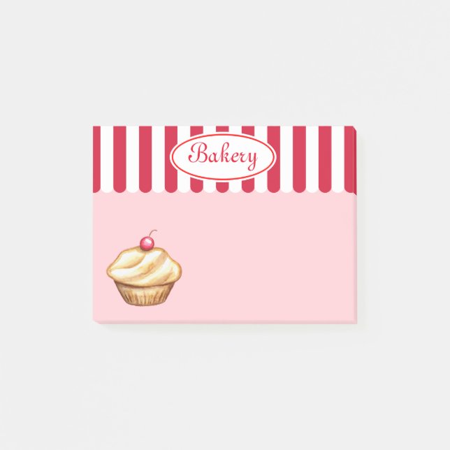 Cupcake Grocery Kitchen Post It Notes Gift (Front)