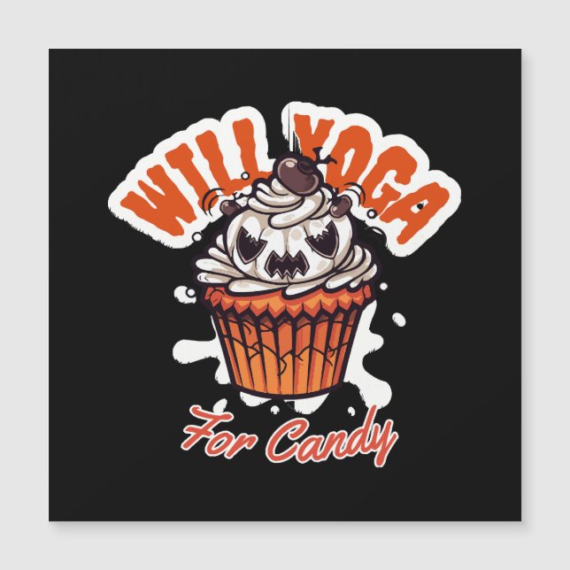 Cupcake Halloween idea for Moms Yoga (Front)