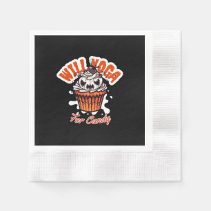 Cupcake Halloween idea for Moms Yoga Napkins