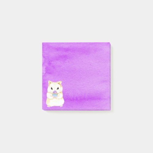 Cupcake Hamster Post_It Notes