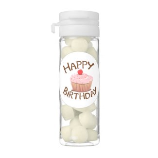 Cupcake Happy Birthday Gum